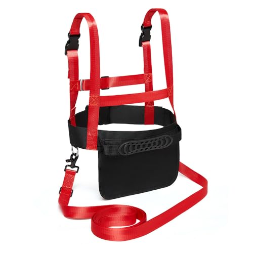 Kids Ski Snowboard Training Shoulder Harness Toddler Skiing Harness with Removable Leash and Handle for Beginners Speed Control Teaching, Skating, Skateboarding, Snowboard Kids Roller Skating Cycling