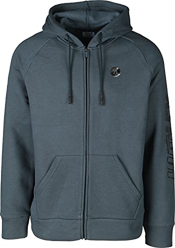 Hurley Extreme Collection Full-Zip Hoodie Mens Sz M Blue/Green