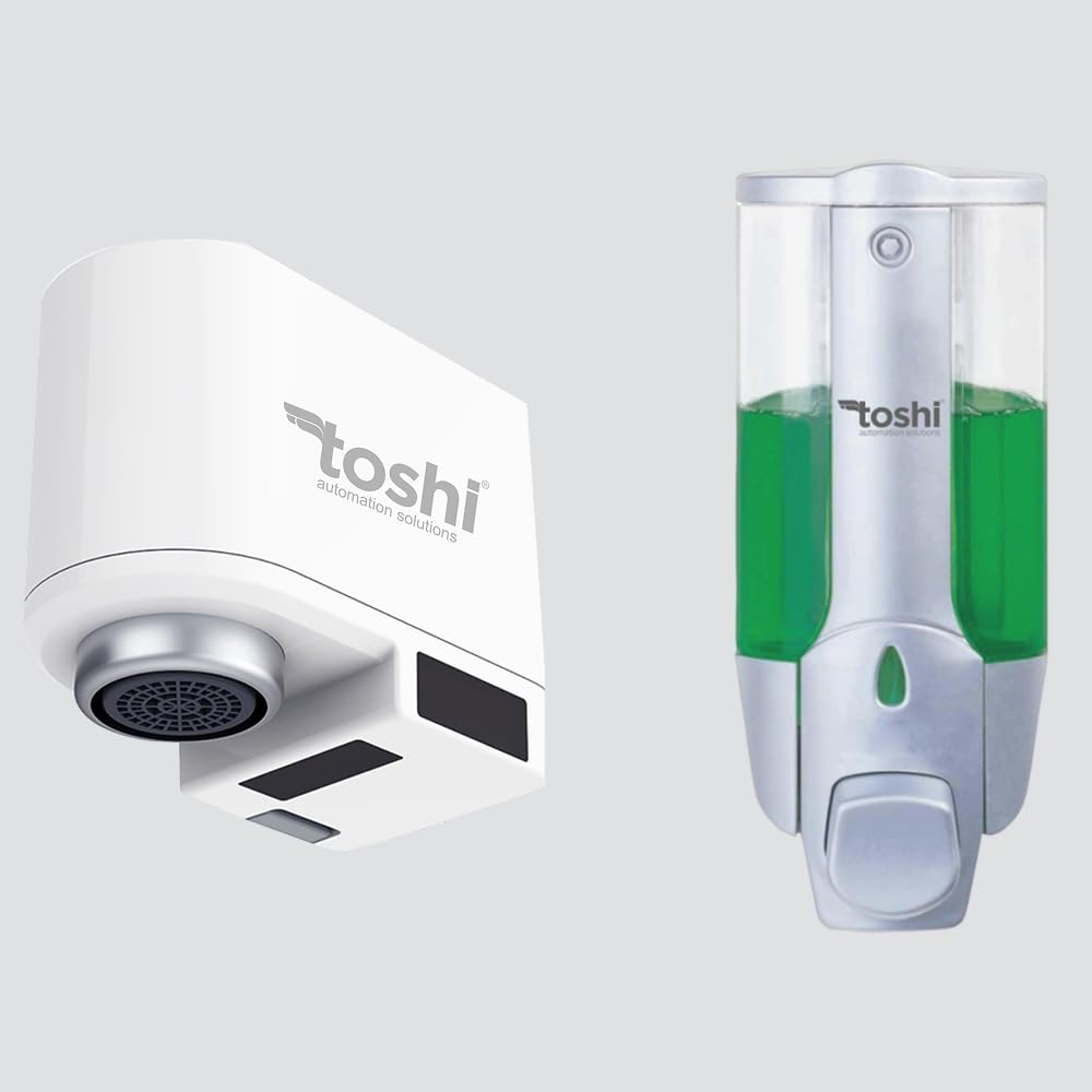 Automatic Sensor Tap by Toshi™ with Free Soap Dispenser 380ml. for