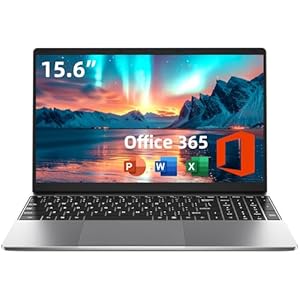jumper 15.6 Inch Laptop with Office 365, 4GB RAM 128GB Storage Expandable 1TB, 5205U Processor, HD Display, Windows 11 Laptops Computer, Wi-Fi 5, BT4.2, Type-C, Numpad, for Business and Students.