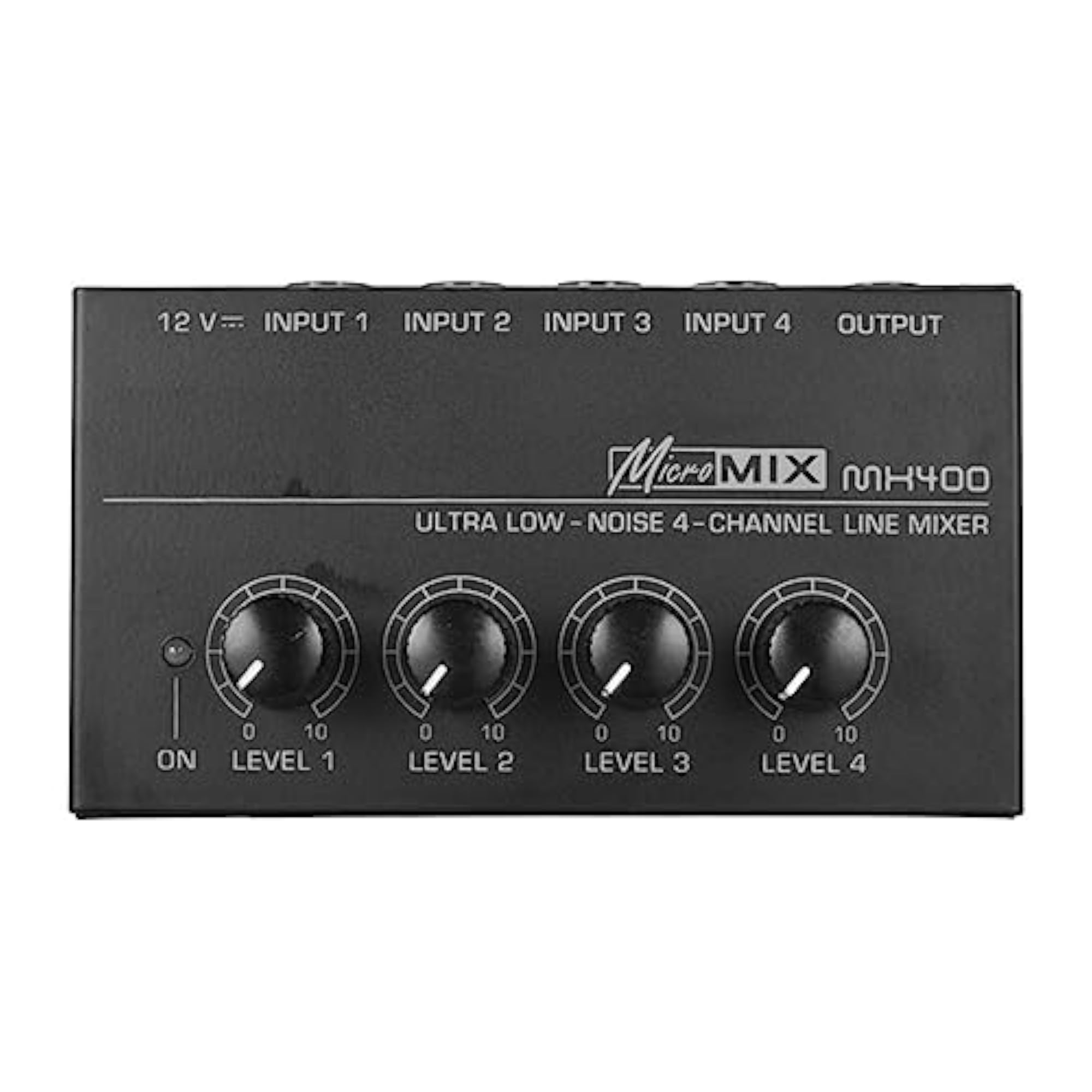 4 Channel Portable Stereo Audio Mixer for Outdoor Use
