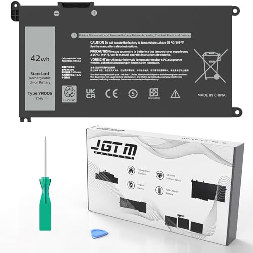 JGTM YRDD6 42WH Laptop Battery Replacement for dell