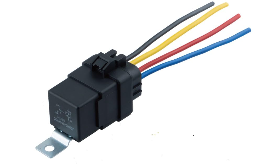 Amazon.co.jp: トラック用 ホーンリレー 防水型ガードリレー 4極