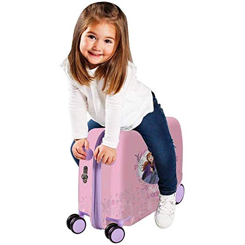 Trolley Frozen II Elsa Anna Disney Reis, 4 wielen, uittrekbaar, 50 x 38 x 20 cm, van ABS - 4759861 - Afbeelding 3