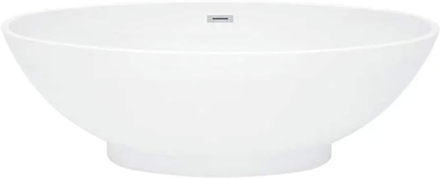 Better Bathrooms 1680mm x 800mm Oval Double Ended Freestanding Bath