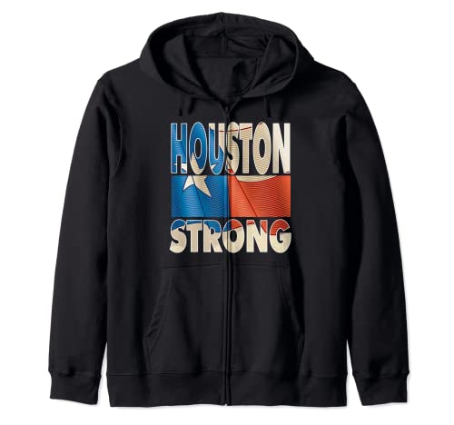 Houston Strong Pride Orgulloso Texano Imagen de Houston Sudadera con Capucha