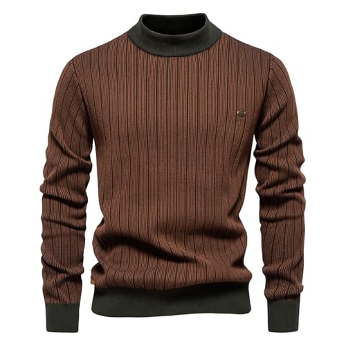 Muscularfit Mens Slim Fit Light Weight Sweaters Causal Fashion Solid Round Neck Knitted Pullover Fall Winter Knitwear Sweater3