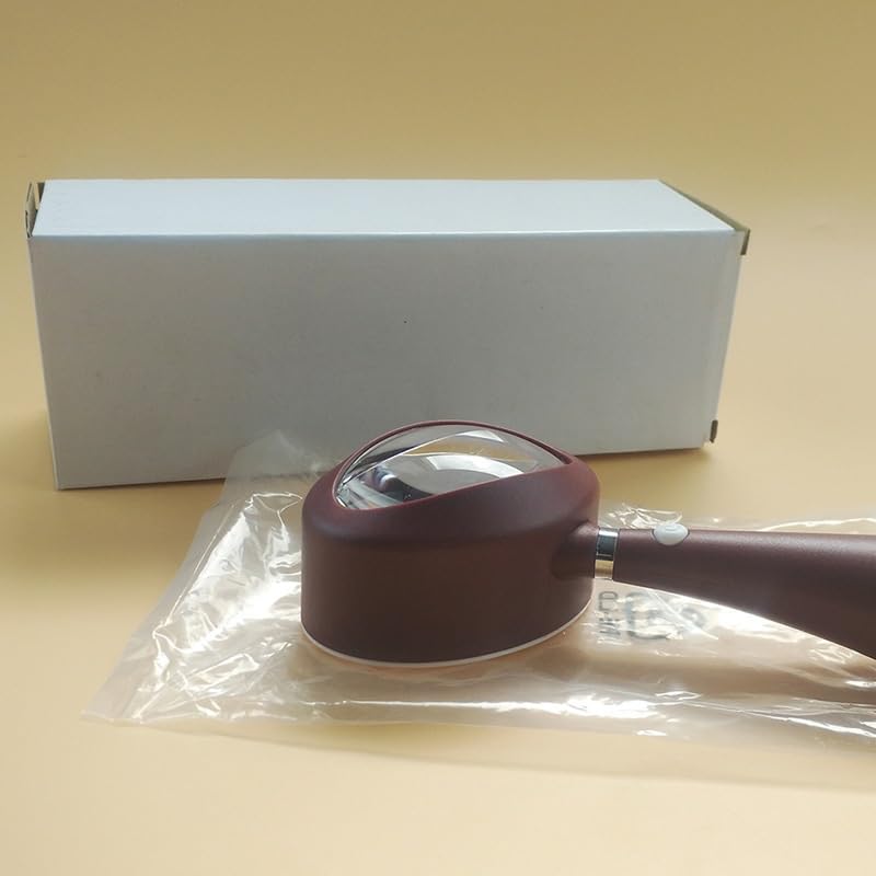 Lente d'ingrandimento portatile da lettura 6.5x con lente d'ingrandimento a LED