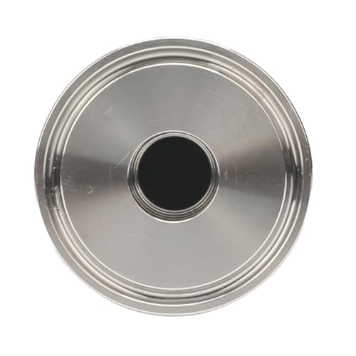 Image of Stainless Steel 1.5 inch Double Tri-Clamp Ferrule Diffusion Stone,1.5 Inch Tri Clamp Carbonation 2 Micron Aeration Stone Female Connect TC 50.5mm CO2 inlet,12 inch Length for Brew Aeration Equipment