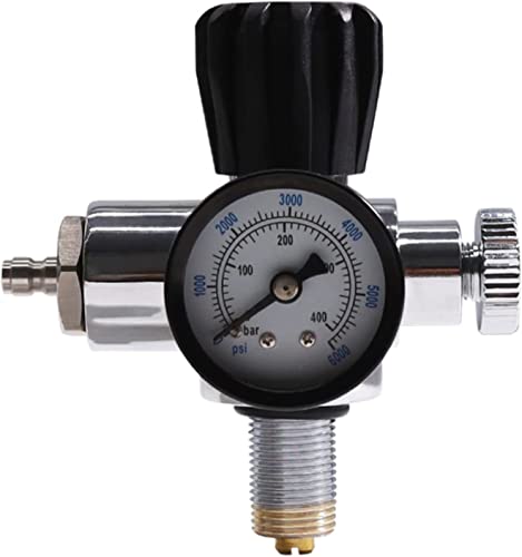 TUXING Universal 3L 4500psi Carbon Fiber Air Tank(Empty Bottle)& Paintball Fill Station with Valve Regulator Gauge for PCP Game - Image 6