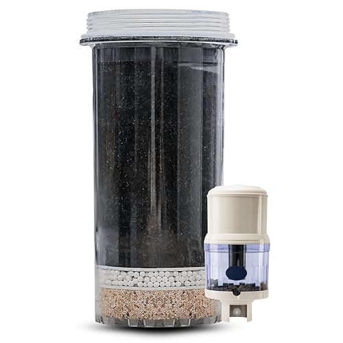 Gravity Water Filter Replacement Cartridge 1361 for Nikken PiMag Aqua Pour Water System, Alkaline Mineral Home Filtration System Parts & Accessories for Countertop Dispenser,Filtros de Agua para Tomar