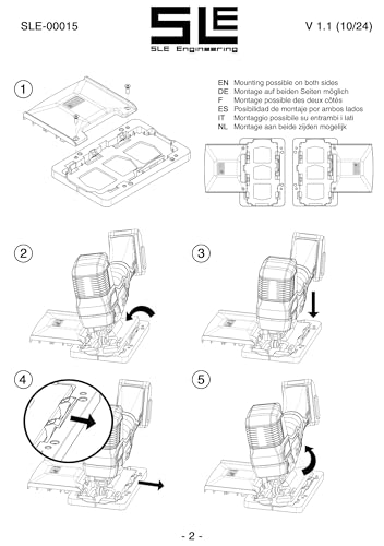 SLE Profi Führungsschienenadapter für Bosch GST 12V-70 Stichsäge Adapter für Makita/Festool/Bosch/Mafell/Einhell/Milwaukee/Metabo Führungsschiene