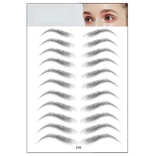 4D Imitation Eyebrow Tattoos, 2020 NEW Long Lasting Eyebrow Transfers, 4D Hair-Like Authentic Eyebrows Grooming Shaping Brow Shaper Makeup Stickers for Women and Men
