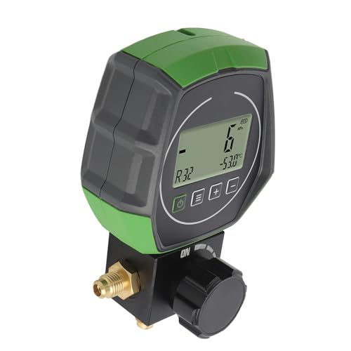 Haofy Probador de Vacuómetro Digital Resistente para HVAC con Circuitos Avanzados, Ideal para Técnicos de HVAC, Larga Vida útil ABS/aleación de Aluminio