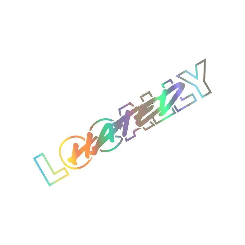 Car Windshield Sticker Auto Window Side Body Decoration Vinyl Film Decor Decal(Colorful Laser,60x10cm)