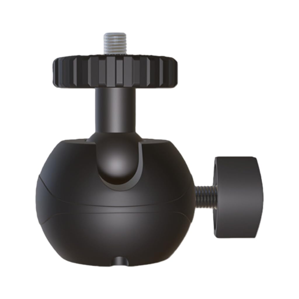 Elnwnnkc Ball Head 1/4inch Screw Mount 360 for Camcorder LED Light Bracket DSLR Camera Tripod Ballhead Stand