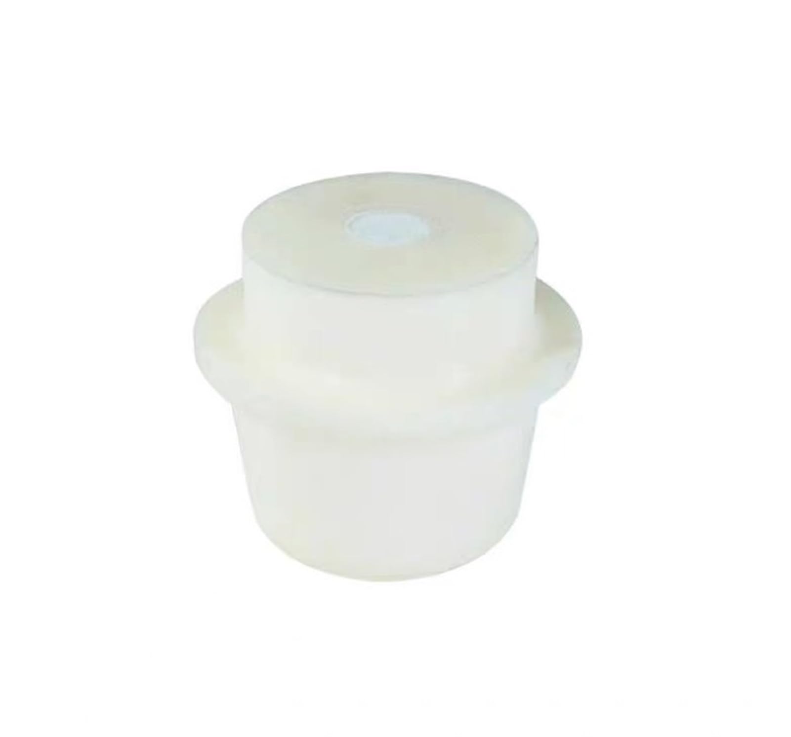 5 Stück Labor-Silikon-Stopper mit Lochstopfen für Luftschleuse, dreieckig, 48–53 mm