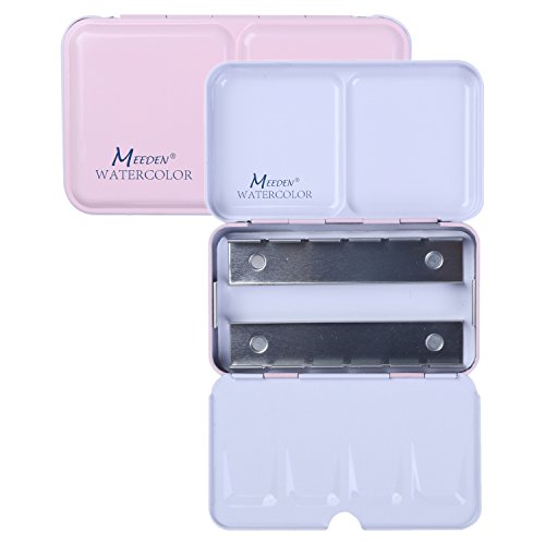 ATWORTH Empty Watercolor Tins Palette Paint Case