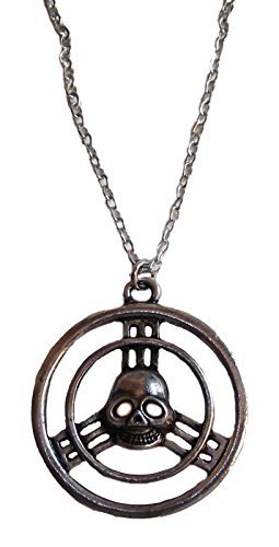 MAD MAX Fury Road Skull Steering Wheel Pewter Finish PENDANT