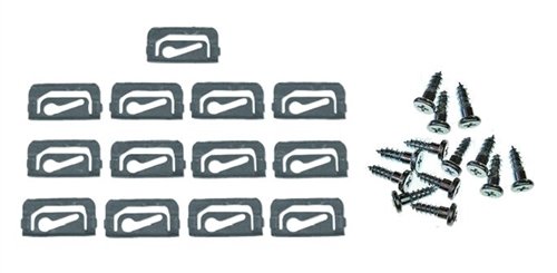 1967-69 Camaro Front Windshield MOLDING Clips and Repair Stud Screw KIT 26-Pieces (W-526)