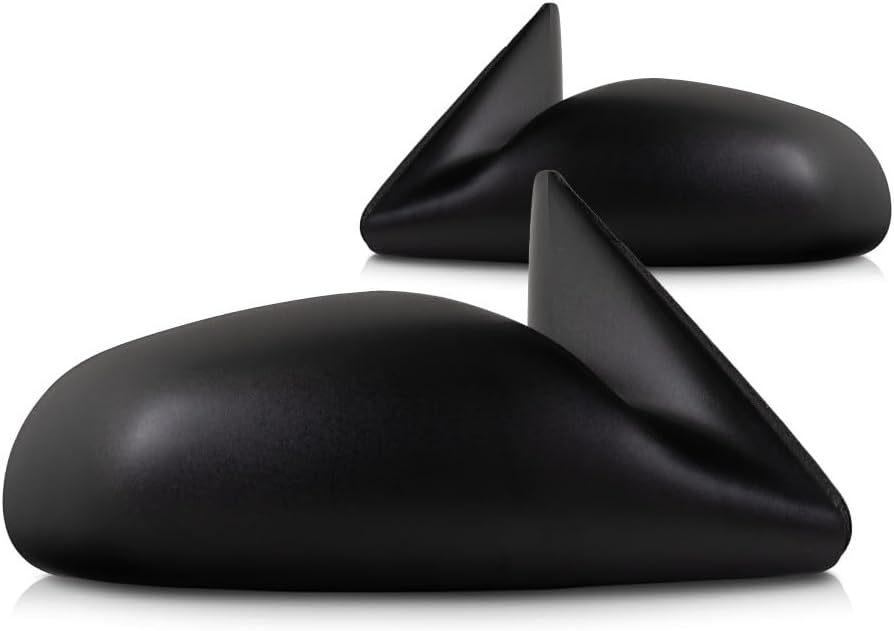 For Dodge Dakota Door Mirror 2005-2011 Driver and Passenger Side Pair Textured Manual Non-Heated Non-Folding CH1320219