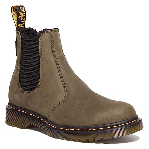 Image of Dr. Martens, 2976 Leather Chelsea Boot for Men and Women, Cherry Red Smooth, 14 US Women /13 US Men
