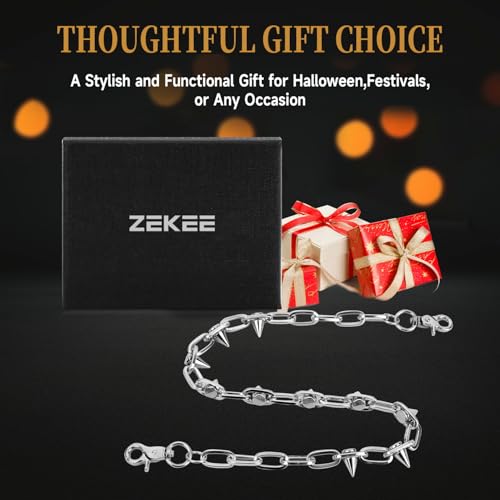 Wallet Chain Pants Chain Hip Hop Punk Jeans Chain Key Chain Goth Heavy Rivet Accessories for Women Men2