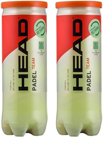 HEAD Tube 3 Padel Balls (Paquete de 2)