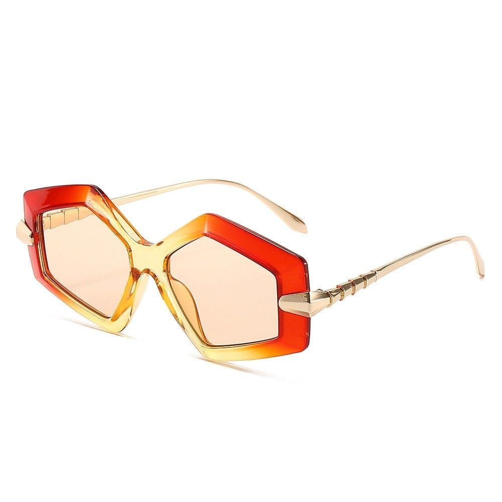 Unikalne damskie okulary przeciwsłoneczne w stylu retro, wyjątkowe soczewki, specjalne odcienie, UV400, męskie, punkowe, duże okulary przeciwsłoneczne z filtrem UV400