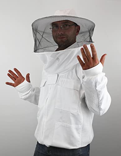 Qualitäts Imkerjacke, Spezialausführung mit Körperventilation !! Atmungsaktive Baumwolle in optimaler Grammatur… – Bild 3