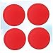 SUPVOX 3sets Ergonomic Air Hockey Set 75mm Red Mini Hockey Table Table Equipment 4pcs*3
