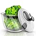 Produktbild Salatschleuder | Salad Spinner 4 Liter | Lacari ORIGINAL Salatschleuder mit Deckel | Salatschleuder Groß | Eisbergsalat Siebeinsatz | Salatschleuder mit Ebook | Salat Schleuder Neue Gen. 2023