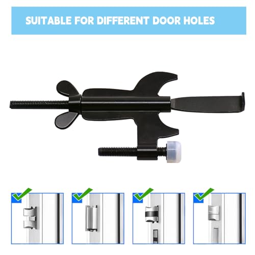 Portable Door Lock, Upgrade Travel Lockdown Security Door Locker, Home Safety Privacy Door Locker for Traveling Hotel Apartment College - Image 4