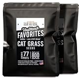 2X Cat Grass Seed Favorites Non-GMO Native Blend Chosen By Most Kitties + Grows 77 Pots (800 Sq in) 5 Days...