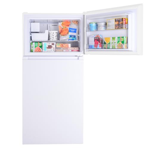 Kenmore 30 in. 18.1 cu. ft. Capacity Refrigerator/Freezer with Adjustable Glass Shelving, Humidity Control Crispers, Ice Maker, ENERGY STAR Certified, White - Image 5