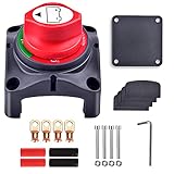 Lista de productos: 1 interruptor de batería, 4 tornillos de fijación, 4 abrazaderas de anillo de latón de 10 mm, 4 tubos termorretráctiles y 1 llave hexagonal para una fácil instalación. Si recibes un producto defectuoso, póngase en contacto con nosotros de inmediato, vamos a ofrecer soluciones satisfactorias