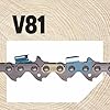 Oregon V81 PowerCut Chainsaw Chain for 20-Inch Bar, 81 Drive Links, .325" Pitch, .063" Gauge (22LPX081G), Fits Various Stihl Models, Grey #4