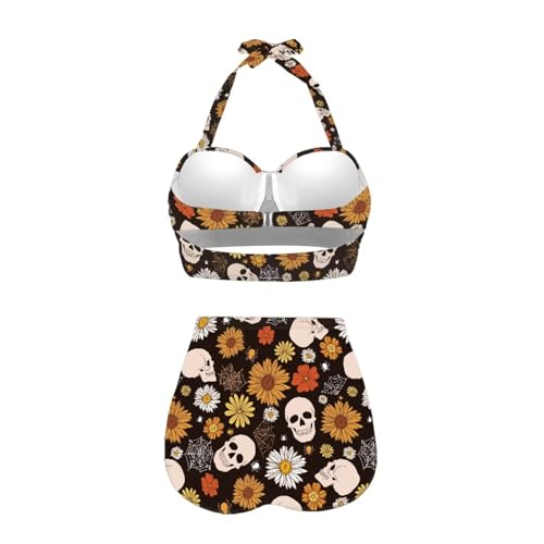 Plus Size Bathing Suit for Women Tummy Control High Waisted Bikini Sets for Women Size S-2XL3