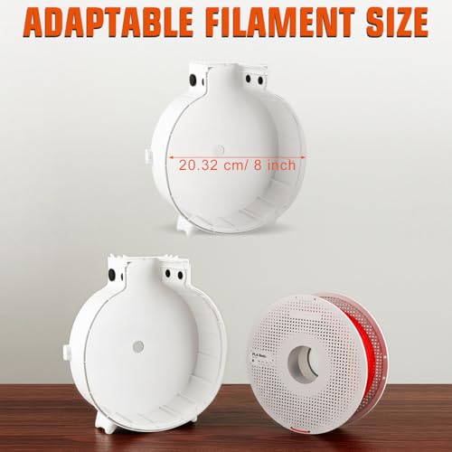 Howarx AMS Lite Gehäuse für das Bambu Lab AMS Lite Multi-Color 3D-Drucksystem – Vollständig versiegelte Filamentlagerung mit Trocknungsfunktion, vertikale Platzierung (4 Hygrometer enthalten)