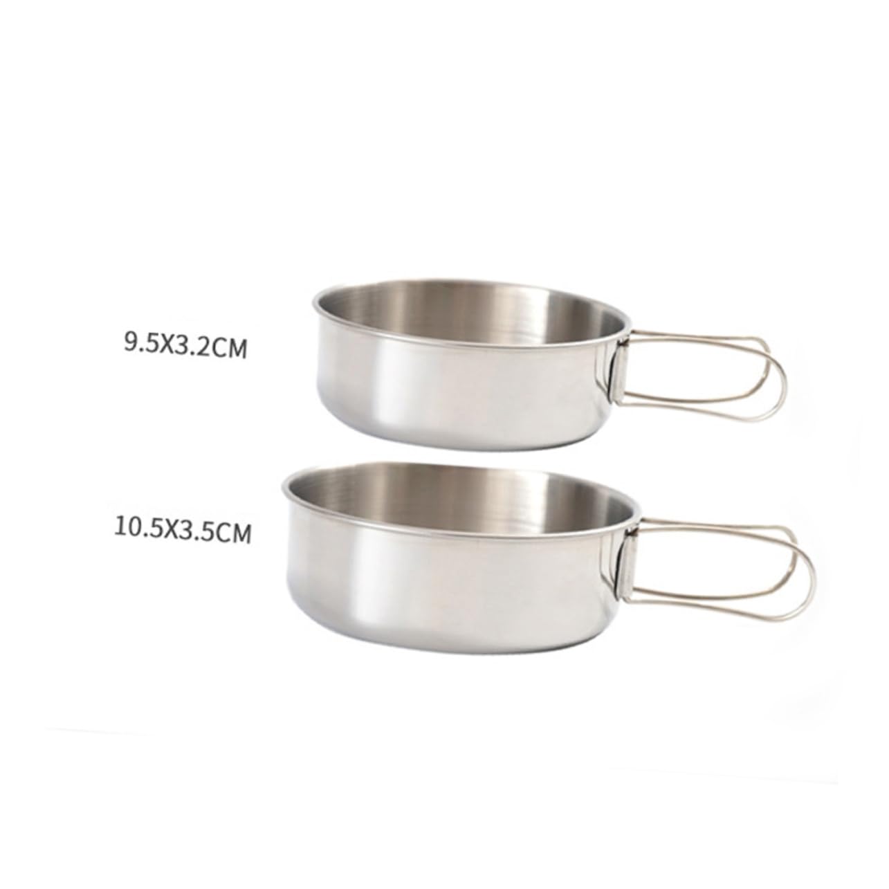 TOYANDONA 2 Sätze Faltbare Schüsseln Campinggeschirr Kompakte und Langlebige Schalen für Outdoor Aktivitäten für Wanderungen