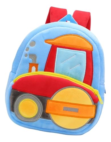 Image of Frantic Kids Velvet School Bag Plush Backpack Baby Girl Preschool Bags Ideal for Baby Boy & Girl Picnic Bags (2-5 Years)