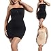 HGps8w Full Slips for Women Under Dresses Sexy Sreapless Tummy Control Body Shaper Shapewear Seamless Bodycon Mini Slip Dress