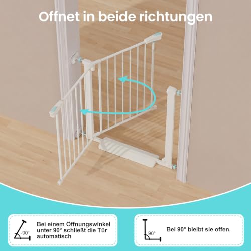 YEAUPE PRO Treppenschutzgitter Ohne Bohren, für Breiten 68-73 CM – Ansicht 7