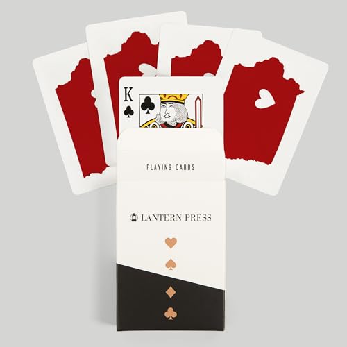 Lantern Press Naipes Póker Iowa 52 cartas para adultos miniatura 6
