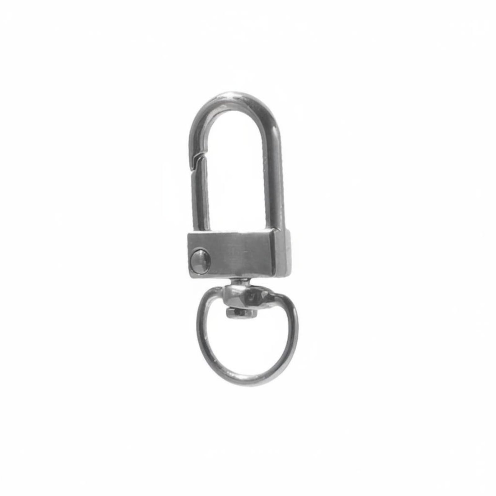 Stainless Steel Trigger Snap Hook DIY Swivel Swivel Clasp Clasp Heavy Duty Keychain Hook Clasp for Crafters, Smooth-Steel|Swivels & Snaps-image-34