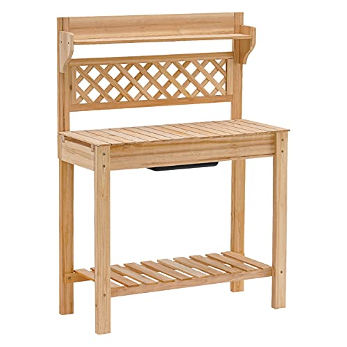 MCombo Pflanztisch Gartentisch Arbeitstisch Blumentisch 0144 mit...