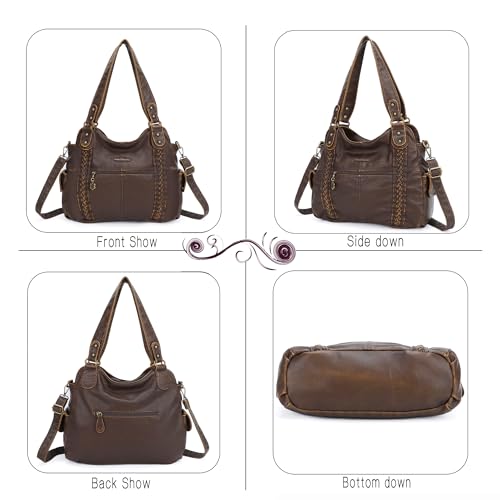 Image of Angel Barcelo Purses for Women Soft PU Leather Shoulder Bag Crossbody Purse and Handbags