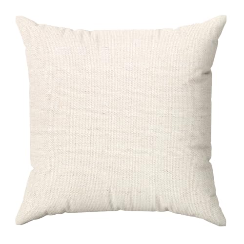 Kit 4 Capas De Almofadas 45x45 Linho Jacquard Cru Para Sofá Cama ...