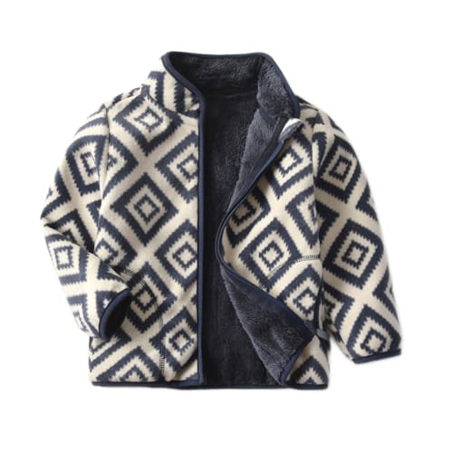 JiAmy Fleecejacke Kinder, Kuscheljacke für Jungen und Mädchen...