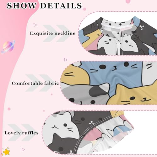Image of Girls One Piece Swimsuits Long Sleeve Swimsuit Zipper Bathing Suits Swimwear